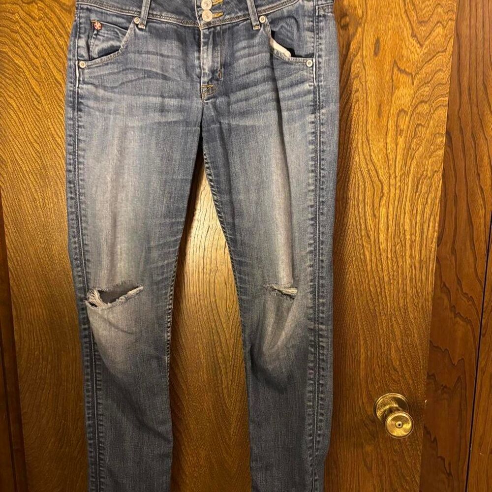 Hudson Women's Blue and Navy Jeans